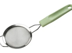Fackelmann Sieb Ecolution 9 cm Lichtgrau-Mintgrün< Küchenhelfer