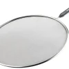 Fackelmann Spritzschutz mit Griffeinlage Ø 29 cm x 46 cm Silber-Grau< Küchenhelfer|Gefrierschränke