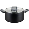 Fackelmann Pfannen<Topf mit Deckel Statement 24 cm Keramik