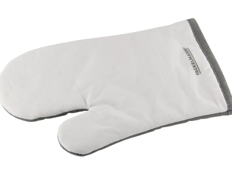 Clearance Fackelmann Topfhandschuh Baumwolle ca. 28 cm x 18 cm Weiß