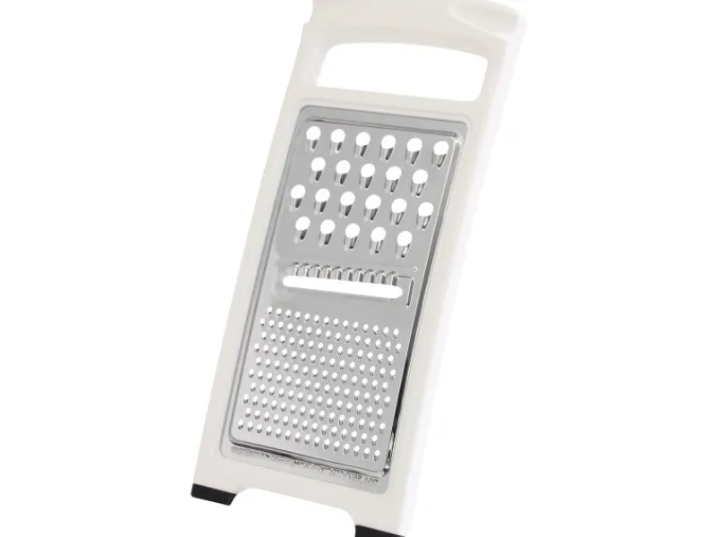 Fackelmann Universalreibe Arcadalina 27,5 cm x 11,5 cm Weiß-Silber< Küchenhelfer