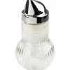 Fackelmann Zuckerdosierer Rubin Glas 160 ml Silber/Transparent< Geschirr