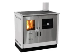 Firefix Küchenofen Maas Metall 8,3 kW Weiß