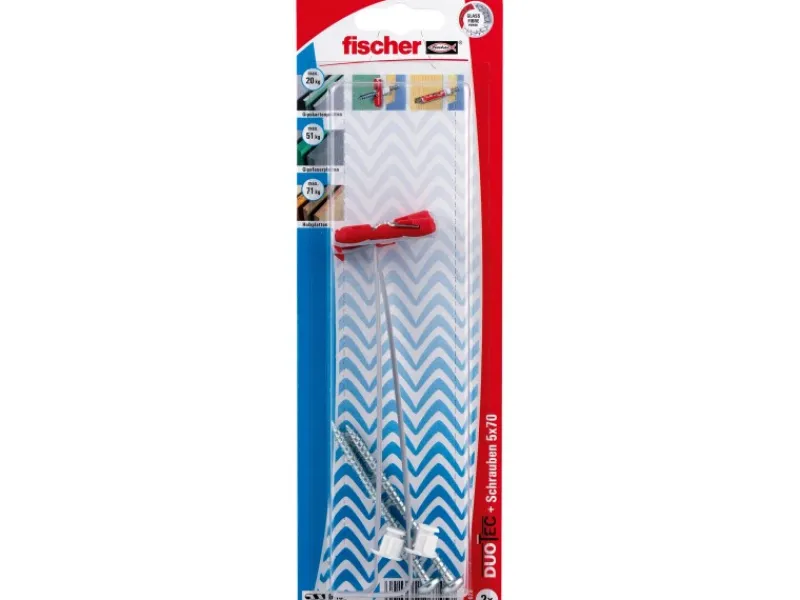 New Fischer Kippdübel Duotec 10 S PH mit Panhead Schraube je 2 Stück