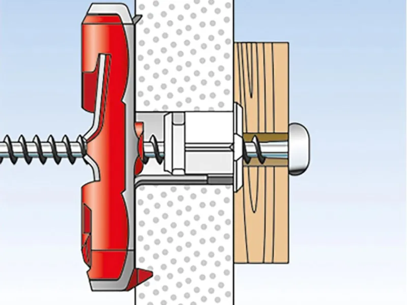 New Fischer Kippdübel Duotec 10 S PH mit Panhead Schraube je 2 Stück