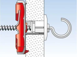 New Fischer Kippdübel Duotec 10 S PH mit Panhead Schraube je 2 Stück