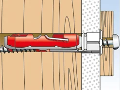 New Fischer Kippdübel Duotec 10 S PH mit Panhead Schraube je 2 Stück