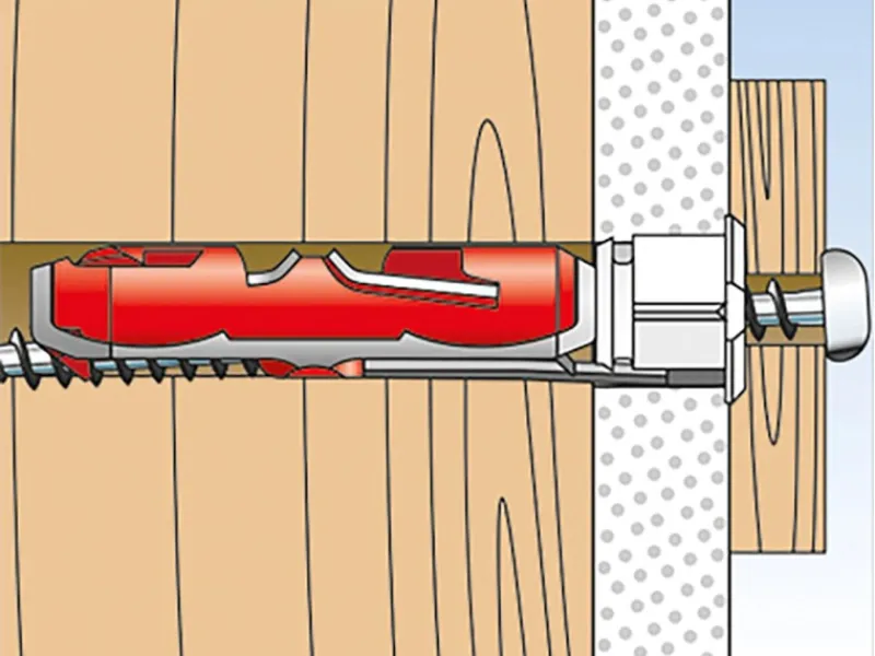 New Fischer Kippdübel Duotec 10 S PH mit Panhead Schraube je 2 Stück