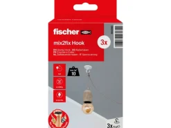 Fischer Töpfe<Klebehaken Gow 3 Stück