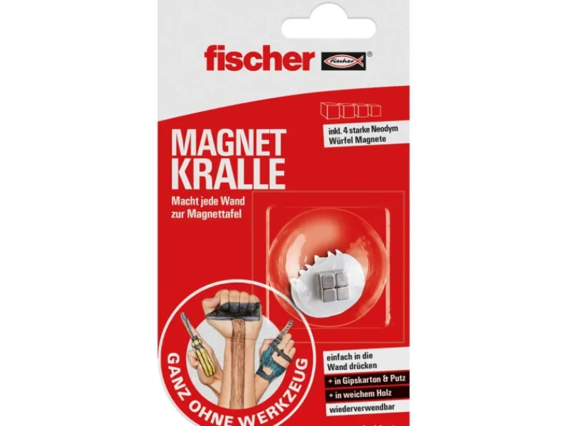 Fischer Magnetkralle 4 Stück< Kühlschränke