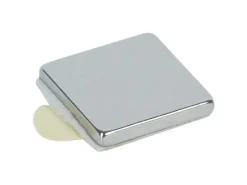 fix-o-moll Magnetquader Neodym Klebend 1,5 mm x 10 mm Silber 10 Stück< Kühlschränke