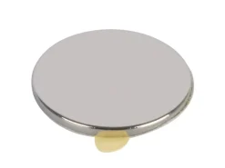 fix-o-moll Magnetscheibe Neodym Selbstklebend Ø 19 mm x 1,5 mm Silber< Kühlschränke