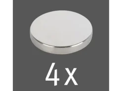 Best fix-o-moll Magnetscheibe Neodym Ø 19 mm x 3 mm Silber