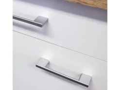 Flex-Well Classic Single-Küchen|Einbauküchen<Büroküche Florida 210 cm Weiß-Sonoma Eiche