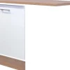 New Flex-Well Classic Geschirrspüler-Paket vollintegriert Florida Weiß-Sonoma Eiche
