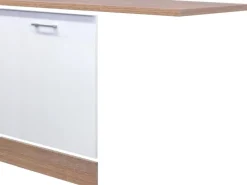 New Flex-Well Classic Geschirrspüler-Paket vollintegriert Florida Weiß-Sonoma Eiche