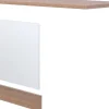 Flex-Well Classic Küchenschränke<Geschirrspüler-Paket teilintegriert Florida Weiß-Sonoma Eiche