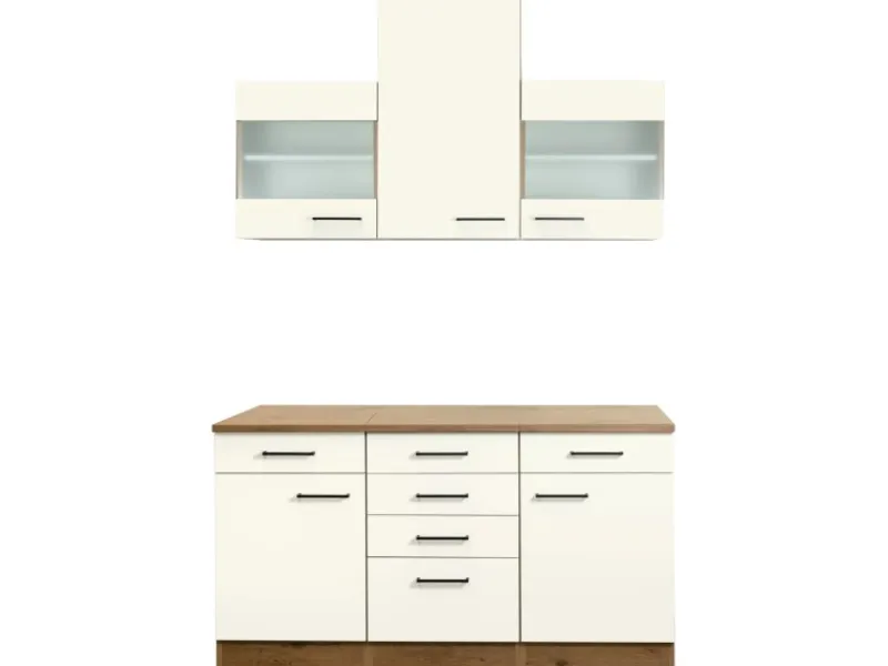 Flex-Well Pantryküchen|Miniküchen<Classic Küchenanrichte Vintea 150 cm Magnolia matt