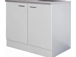 Flex-Well Classic Küchenschränke<Küchen-Spülenunterschrank Wito 100 cm