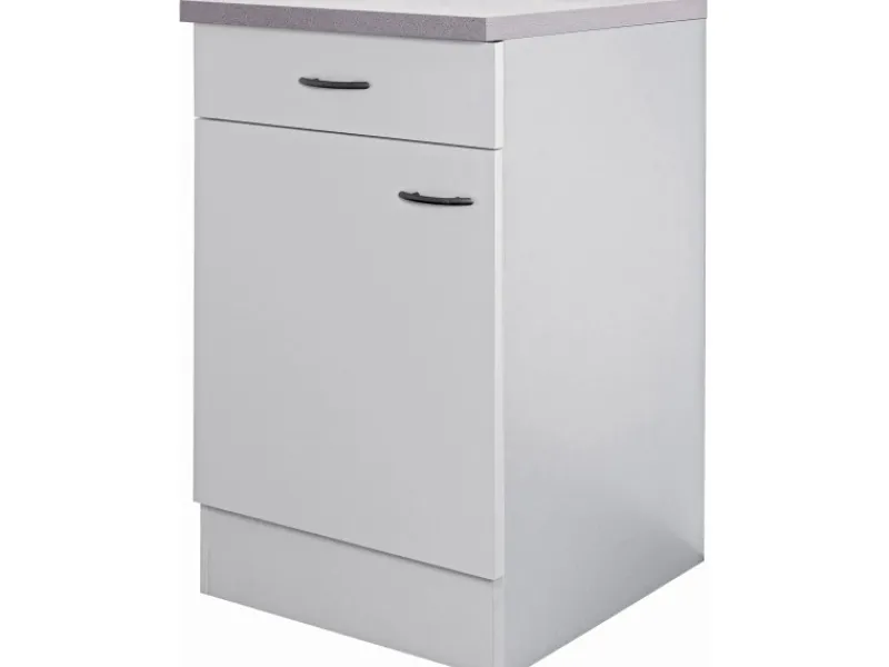 Flex-Well Classic Küchen-Unterschrank Wito 50 cm Weiß< Küchenschränke