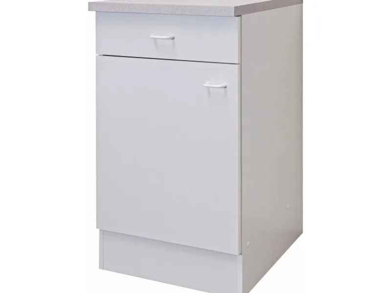 Flex-Well Classic Küchen-Unterschrank Speed 50 cm Weiß< Küchenschränke