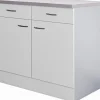Flex-Well Classic Küchenschränke<Küchen-Unterschrank Wito 100 cm Weiß