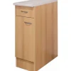 Flex-Well Classic Küchenschränke<Küchen-Unterschrank Nano 30 cm Buche Nachbildung
