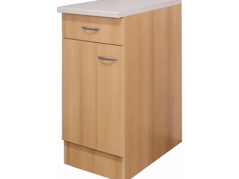 Flex-Well Classic Küchen-Unterschrank Nano 40 cm Buche Nachbildung< Küchenschränke