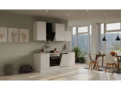 Flex-Well Classic Küchenzeile Wito 220 cm Weiß< Einbauküchen