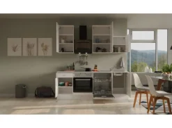 Flex-Well Classic Küchenzeile Wito 220 cm Weiß< Einbauküchen
