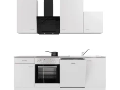 Flex-Well Classic Küchenzeile Wito 220 cm Weiß< Einbauküchen