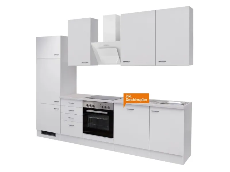Sale Flex-Well Classic Küchenzeile Wito 280 cm Weiß