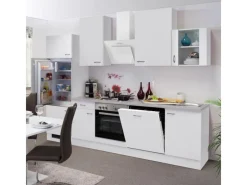 Clearance Flex-Well Classic Küchenzeile Wito 280 cm Weiß