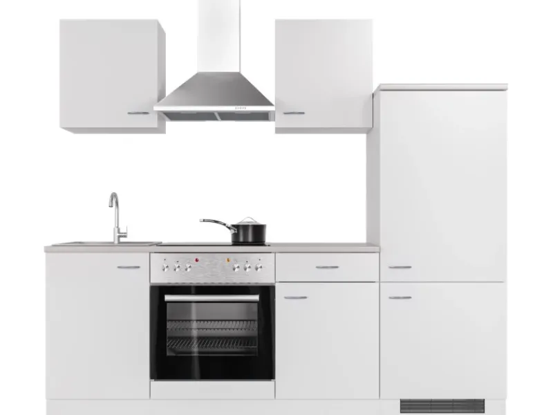New Flex-Well Classic Küchenzeile Wito 220 cm Weiß
