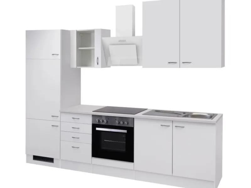 Discount Flex-Well Classic Küchenzeile Wito 270 cm Weiß