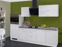 Discount Flex-Well Classic Küchenzeile Lucca 270 cm Weiß