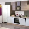 Flex-Well Classic Kühlschränke|Kochfelder<Küchenzeile Florida 310 cm Sonoma Eiche-Weiß