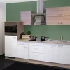 Online Flex-Well Classic Küchenzeile Florida 270 cm Weiß-Sonoma Eiche Nachbildung