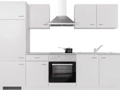 Flex-Well Classic Einbauküchen|Kochfelder<Küchenzeile Wito 270 cm Weiß