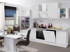 Outlet Flex-Well Classic Küchenzeile Wito 280 cm Weiß