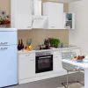 Flex-Well Classic Kühlschränke|Einbauküchen<Küchenzeile Wito 220 cm Weiß