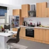Outlet Flex-Well Classic Küchenzeile Nano 280 cm Buche Nachbildung
