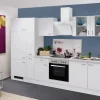 Flex-Well Classic Single-Küchen|Kühlschränke<Küchenzeile Wito 300 cm Weiß