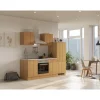Sale Flex-Well Classic Küchenzeile Nano 220 cm Buche