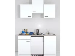 Flex-Well Classic Single-Küchen|Pantryküchen<Miniküche Wito 150 cm Weiß