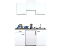 Flex-Well Classic Single-Küchen|Pantryküchen<Miniküche Wito 150 cm Weiß