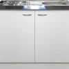 Flex-Well Classic Miniküche Wito 100 cm mit Pantryauflage Weiß< Single-Küchen|Pantryküchen