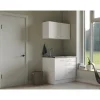 Clearance Flex-Well Classic Miniküche Lucca 100 cm Weiß matt - Caledonia