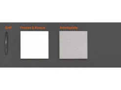 Flex-Well Classic Musterpaket Küchenzeile Wito Weiß< Einbauküchen