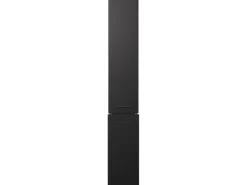 Flex-Well Exclusiv Apotheker-Hochschrank Capri 30 cm Schwarz Matt-Endgrain Oak< Küchenschränke